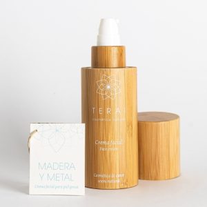 MADERA Y METAL: Aurpegiko krema azal korpetsurako 50 ml