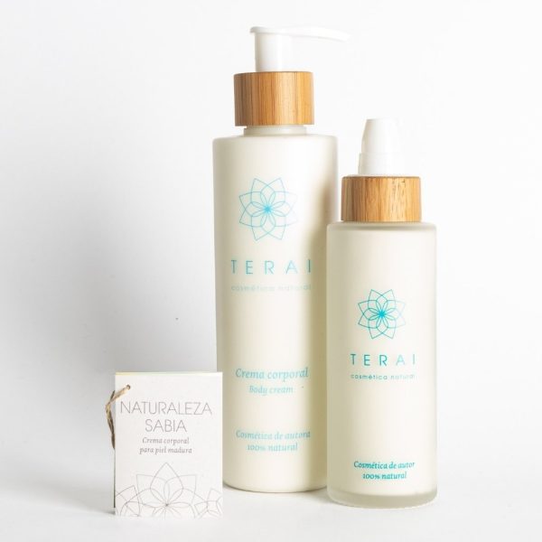 NATURALEZA SABIA: Azal heldurako gorputzeko krema hidratatzailea100 ml | 250 ml