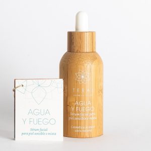 AGUA Y FUEGO: Aurpegiko azal sentikor edo mistorako seruma 30 ml